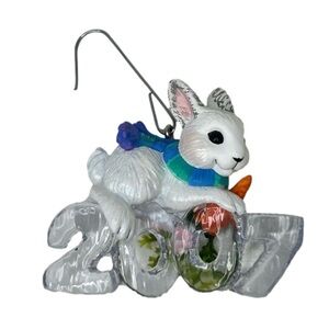 Cool Decade 2007 Bunny Rabbit Christmas Ornament by Hallmark